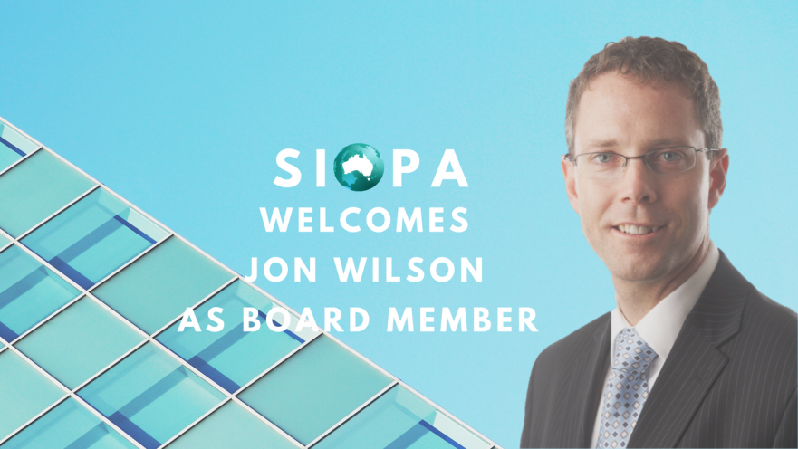 JON WILSON APPOINTED TO THE SIOPA BOARD